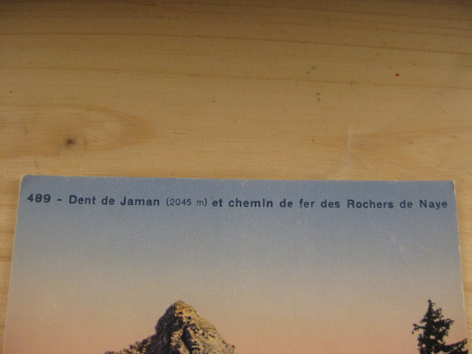 Cartes postales: AK Rochers de Naye mit Zug – D'occasion à Malters par Marosko 1
