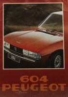 NEUWAGEN PROSPEKT | PEUGEOT 604 SL V6 & TI V6  | AB 01.1978