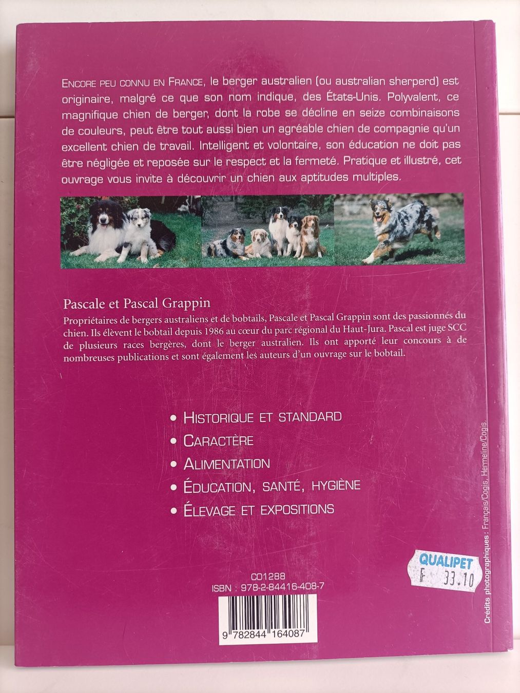 Bücher: Le Berger australien / Pascale et Pascal Grappin / Artémis 2 – Gebraucht aus crans montana von AB3963 1