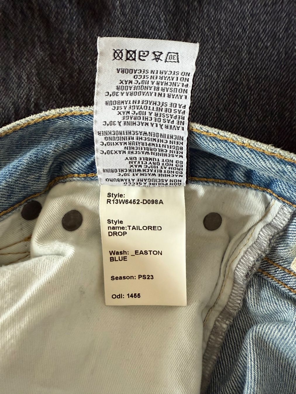 Jeans: R 13 Jeans hellblau – Usato da Luzern venduto da Mamutpe 3