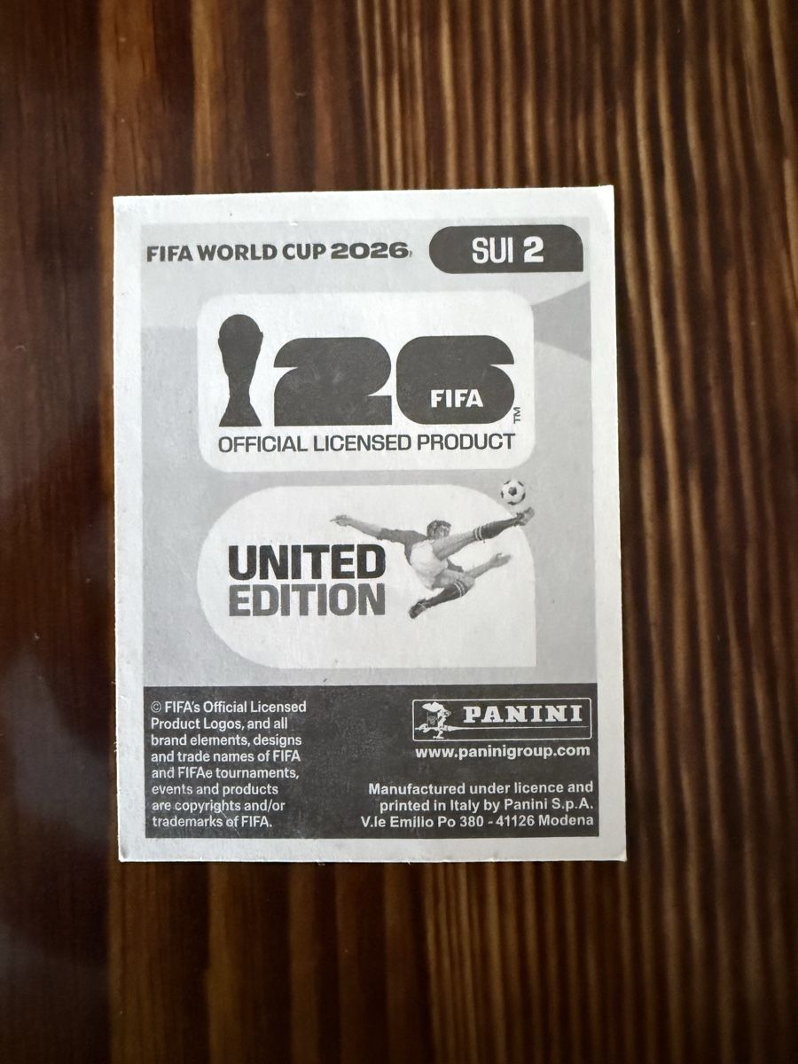 Panini Carte collezionabili: Panini SUI 2 Gregor Kobel WM 2026 – Nuovo (secondo la descrizione) da Wolfhausen venduto da lunaire01 1