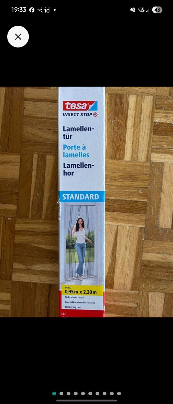 Tesa Tende: Tesa Insect Stop Lamellentür 2,2x95cm – Nuovo e nell'imballaggio originale da Fislisbach venduto da Crisisgusita