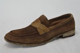 NAVYBOOT Herren Schuhe Businessschuhe/Wildleder/braun/45