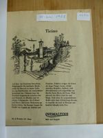 Bern, Dr. A. Wander, Zeitungs- Werbung der Ovomaltine 1955