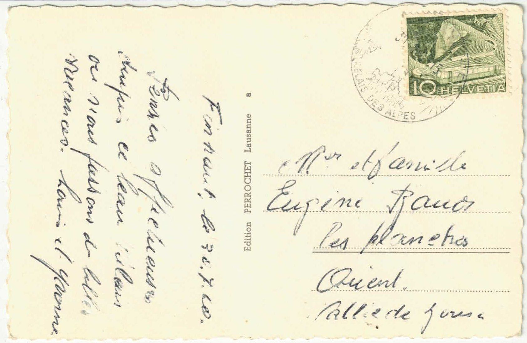 Cartoline postali: Barberine - lac et barrage – Usato da Ettingen venduto da Kartenplanet 1