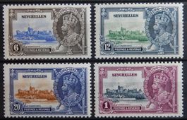 Seychellen British Kat. 114-117 * 1935