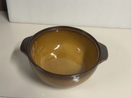 Original Rössler Design Topf Braun Schüssel