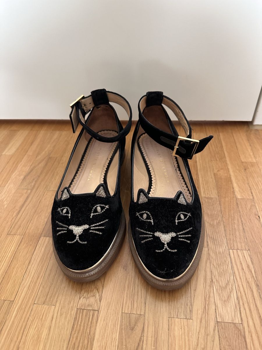 Charlotte Olympia Scarpe da donna: Charlotte Olympia Kitty Ballerinas – Usato da Zürich venduto da kim_6bfg