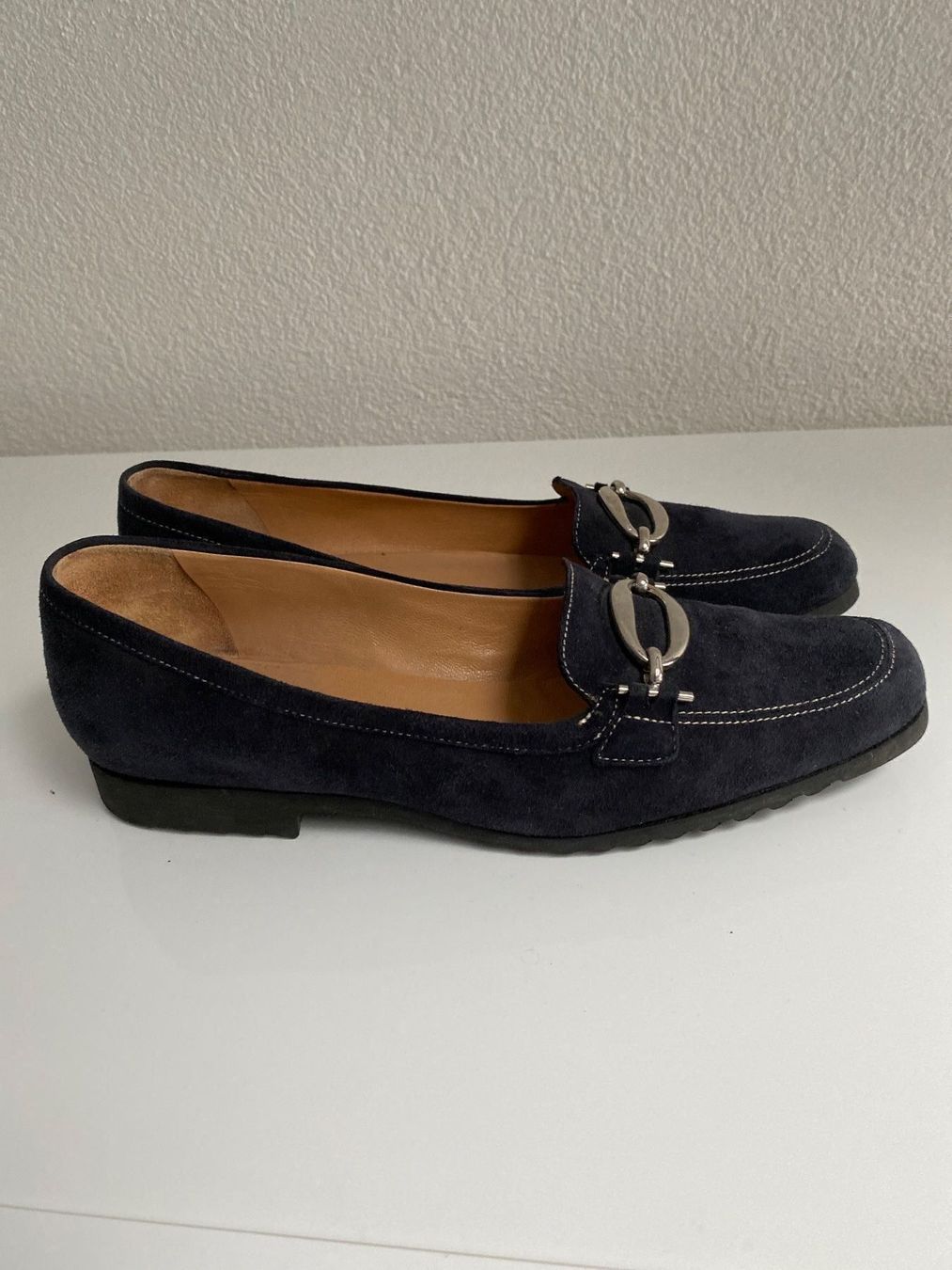 Scarpe da donna: Wildlederschuhe blau Gr. 40, Gummisohle – Usato da Zürich venduto da DidierTG 6