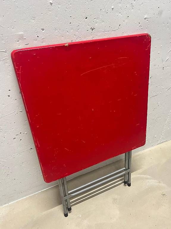 Tavoli: Roter klappbarer Balkontisch  – Usato da Basel venduto da Hola611 1