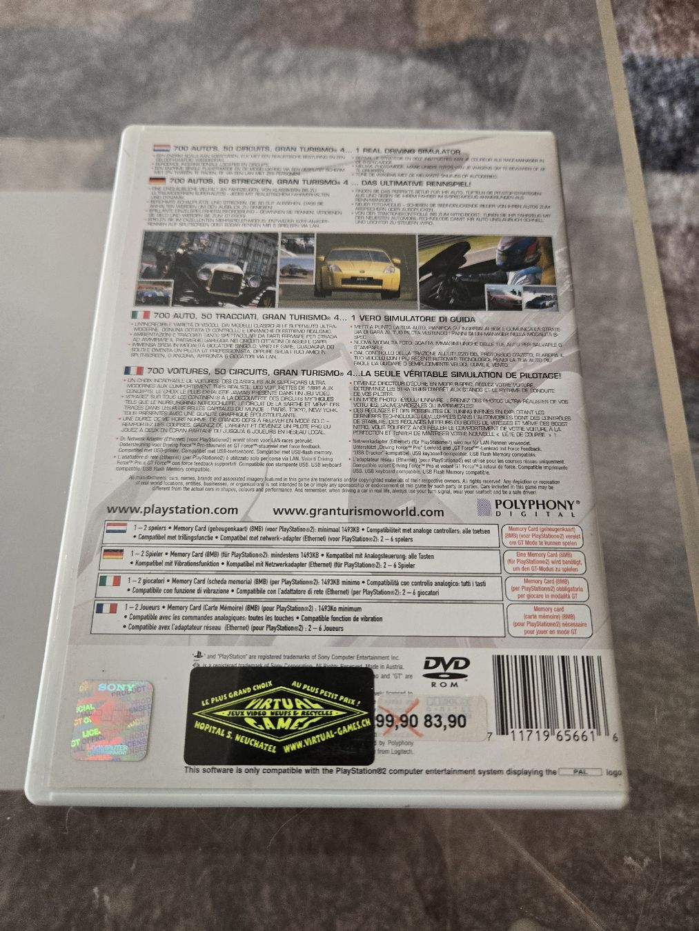 Giochi: Gran Turismo 4 PS2 – Usato da Bussigny venduto da Kfdlt 1