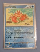 Pokémonkarte Krabby, Set:Mew151, Sprache:DE, nearmint