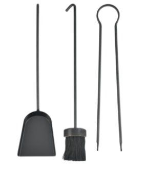 Cheminée: Serviteur Taikal et Range Bûches  Noirs Dixneuf Design – Neu und originalverpackt aus Lausanne von UniDecoCasa 5