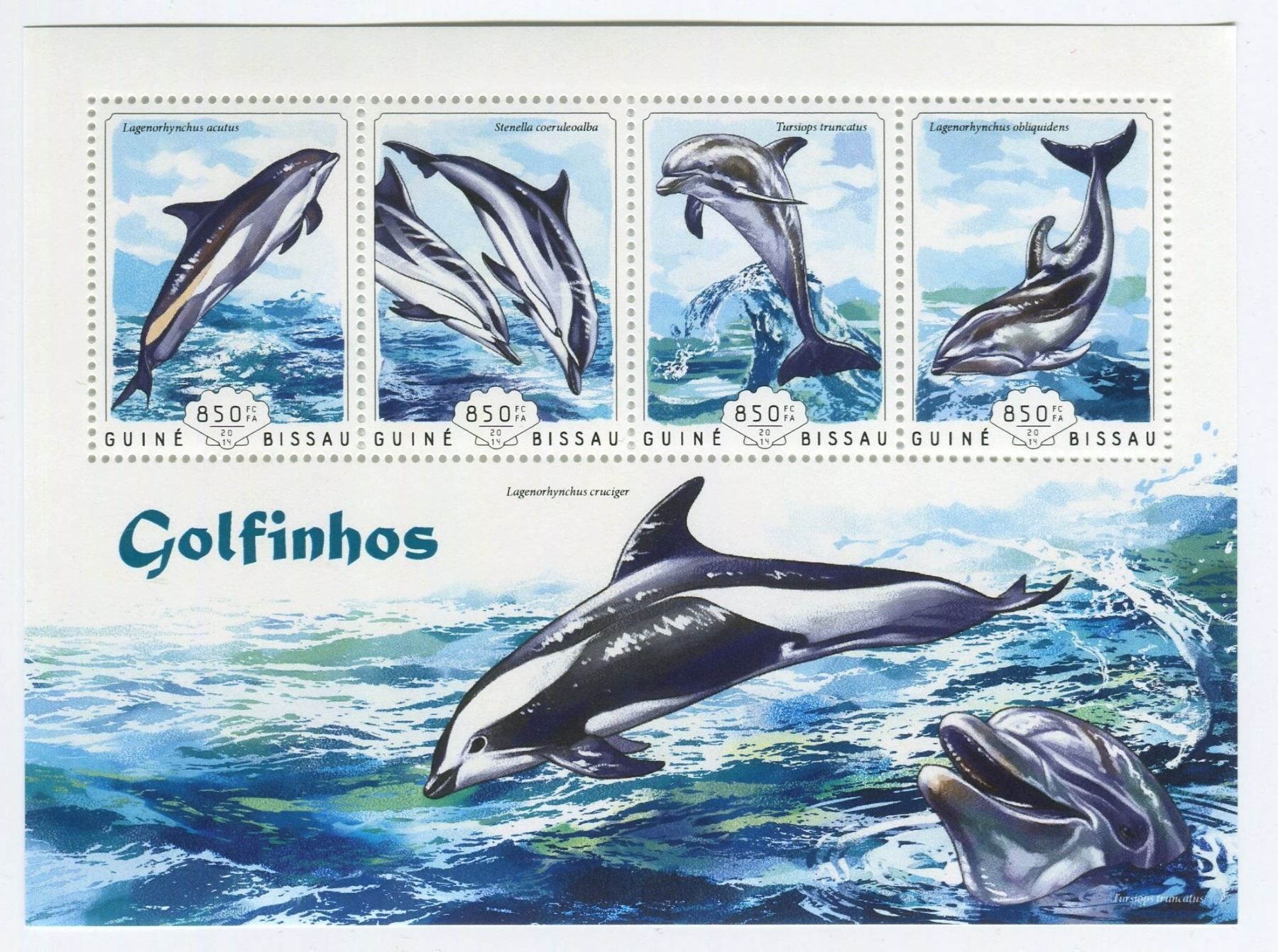Tous les timbres: Block "Delfine". Guinea-Bissau. – Neuf avec emballage d'origine à Basel par Butsch5