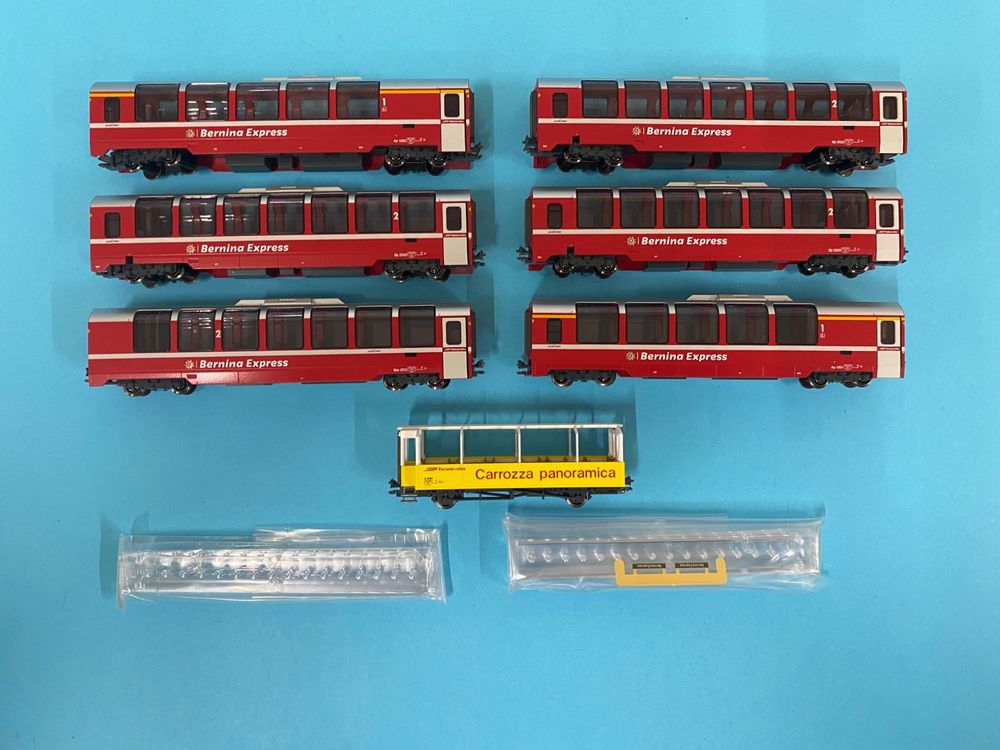 DC KATO Spur N RhB 7-teiliges Bernina-Wagenset (10-1656) | Kaufen auf ...
