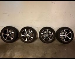Felgen Alu mit Sommer-Pneu Continetal 205/55-R-16