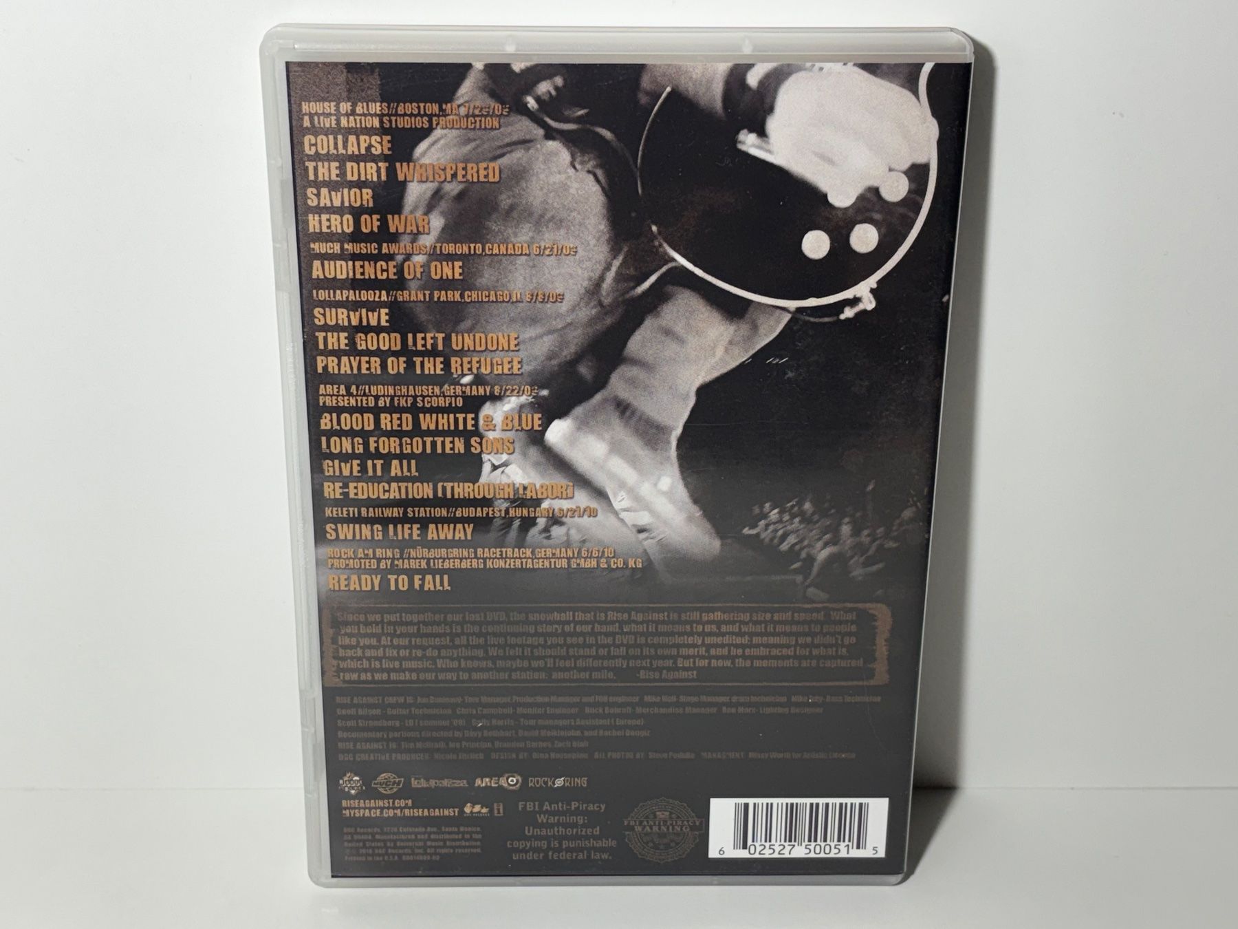 Tous les DVDs: Rise Against - Another Station, Another Mile DVD – D'occasion à Wilderswil par Sstriker 1