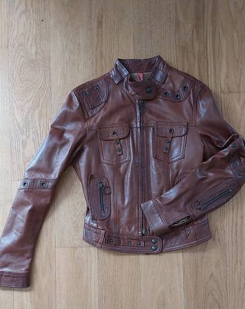 Damen Vintage Lederjacke
