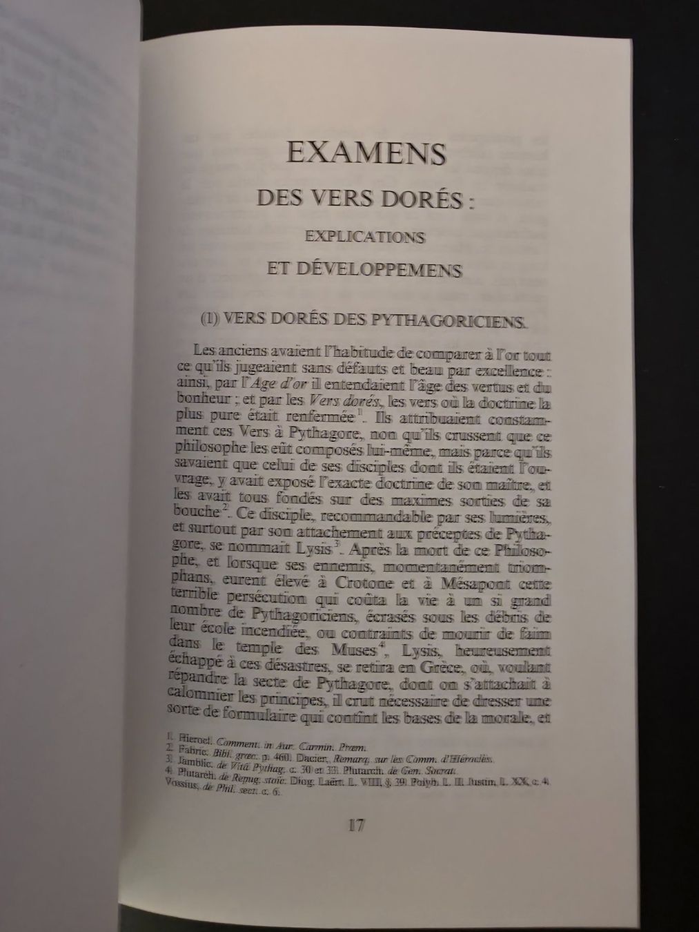 Libri: Les Vers Dorés De Pythagore Expliqués Et Traduits Pour La Pr – Nuovo (secondo la descrizione) da Montreux venduto da Edelweissgirl_64 2