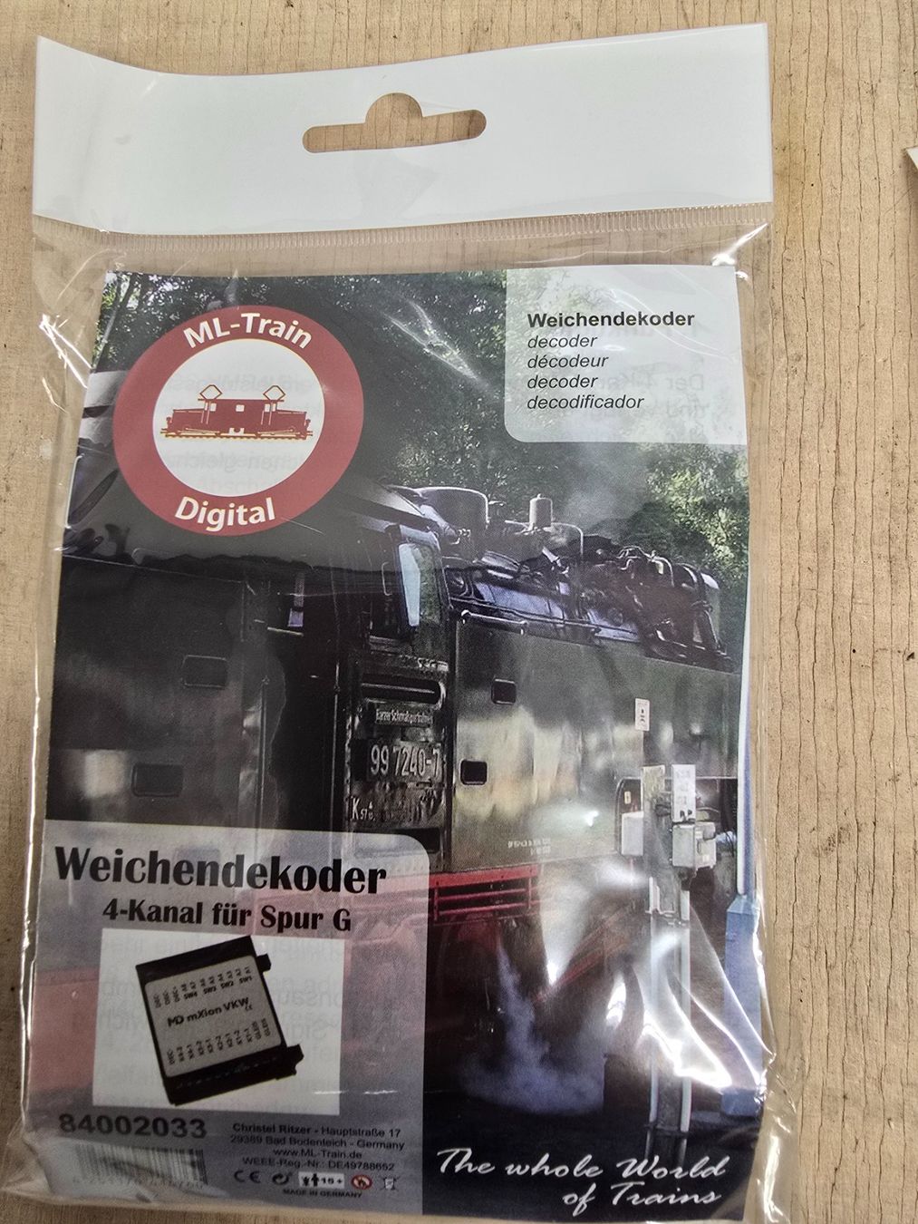 Modellini di ferrovie: ML-Train Weichendecoder 4-Kanal für Spur G, Neu – Usato da Breitenbach venduto da gnieserli