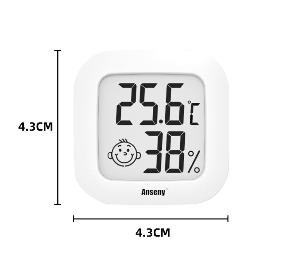 Altro per la casa: Thermometer Hygrometer Temea Smiley Mini LCD Digital weiss – Nuovo e nell'imballaggio originale da Rorschacherberg venduto da elektrofreak 4