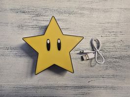 Super Mario Stern Lampe Nachtlicht USB