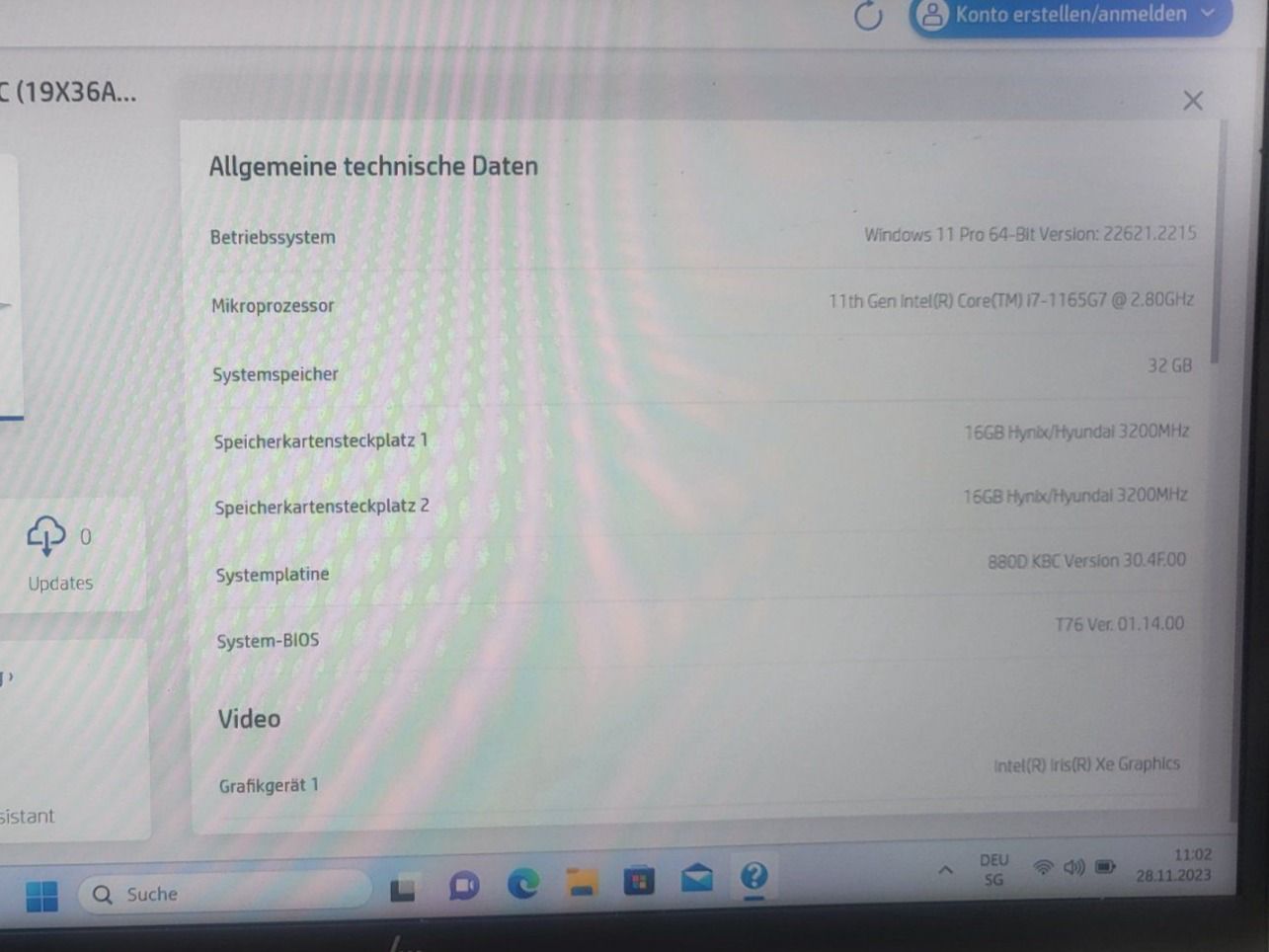 Hewlett Packard Notebooks: HP EliteBook 840 G8 Notebok mit Windows 11 – Gebraucht aus Zürich von  5