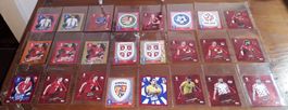 24 Topps Euro 2024 SP Sticker orange + pink rosa + Logo Foil