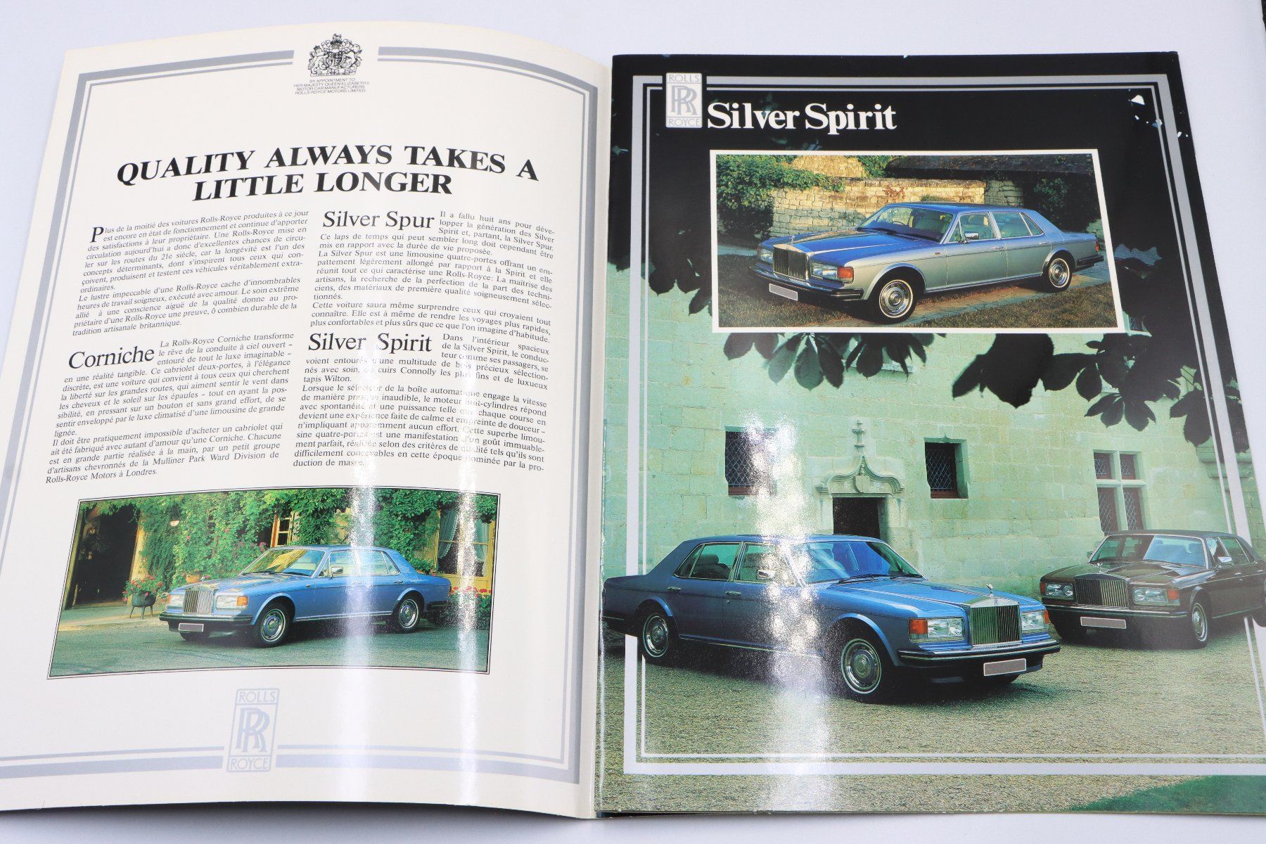 Rolls-Royce Documenti: Rolls Royce Corniche / Silver Spur & Spirit 1988 Prospekt – Usato da Bühl b.Aarberg venduto da Collectorpassions 2