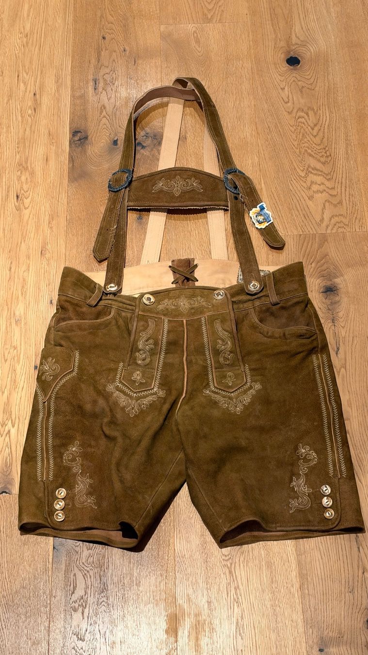 Pantaloni: Gebrauchte Lederhose Grösse 50 – Usato da Russikon venduto da Bm2904