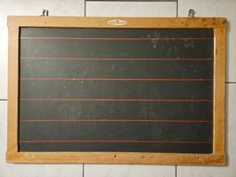 WISA GLORIA Schreibtafel für Kreide alte Schultafel Vintage