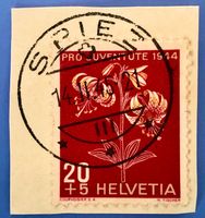 Nr.J 111 Spiez Vollstempelt 1944