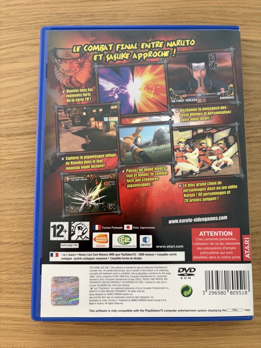 Sony Giochi: Naruto: Ultimate Ninja 3 - PlayStation 2 – Usato da Pully venduto da FunkyGames 1