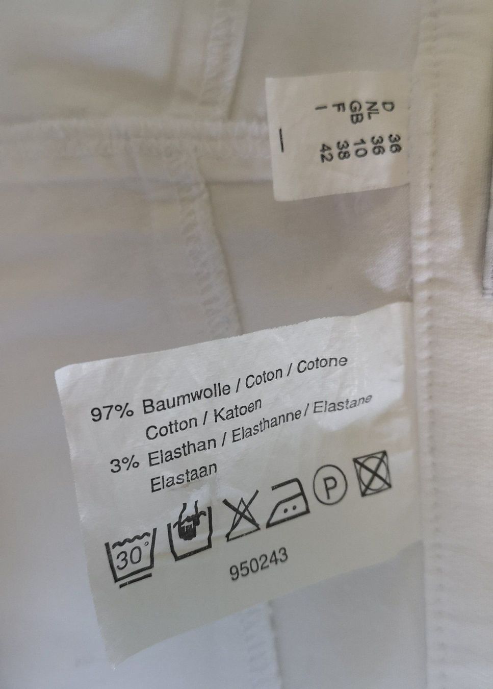 Pantaloni: Edle weisse 7/8 Hose NEU! – Nuovo (secondo la descrizione) da Widnau venduto da Schurlibua 3