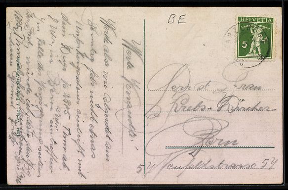 Cartoline postali: AK Schwarzenegg, Ortsansicht mit Kirche – Usato da Berlin venduto da bartko-reher 1