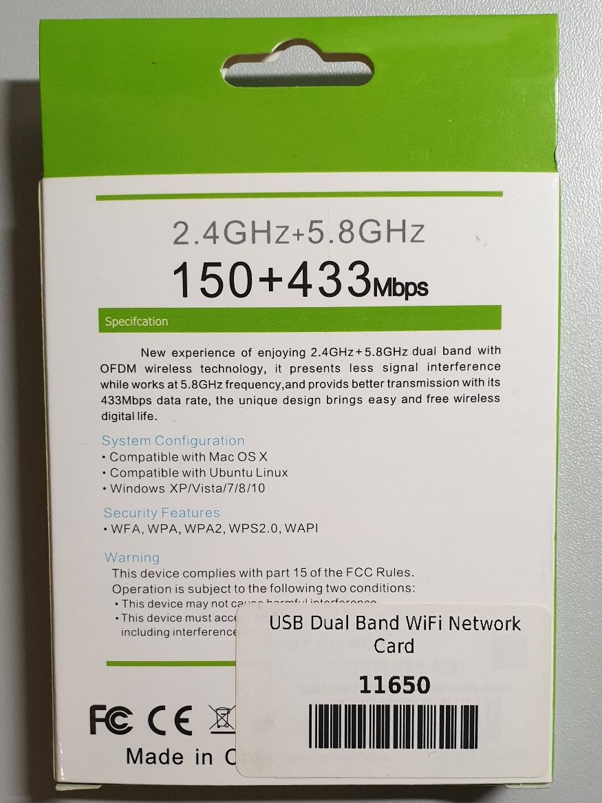 Unità & Adattatore: Wifi USB Adapter 2.4/5.8GHz – Nuovo e nell'imballaggio originale da Volketswil venduto da jul_hwb8 1