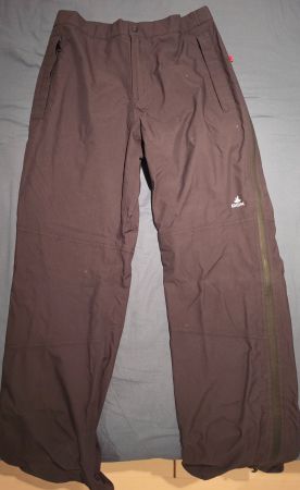 OCK Regenhose schwarz mit seitlichem Reissverschluss