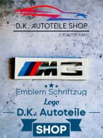 BMW M3 Emblem Logo Schriftzug NEU in Chrom glänzend