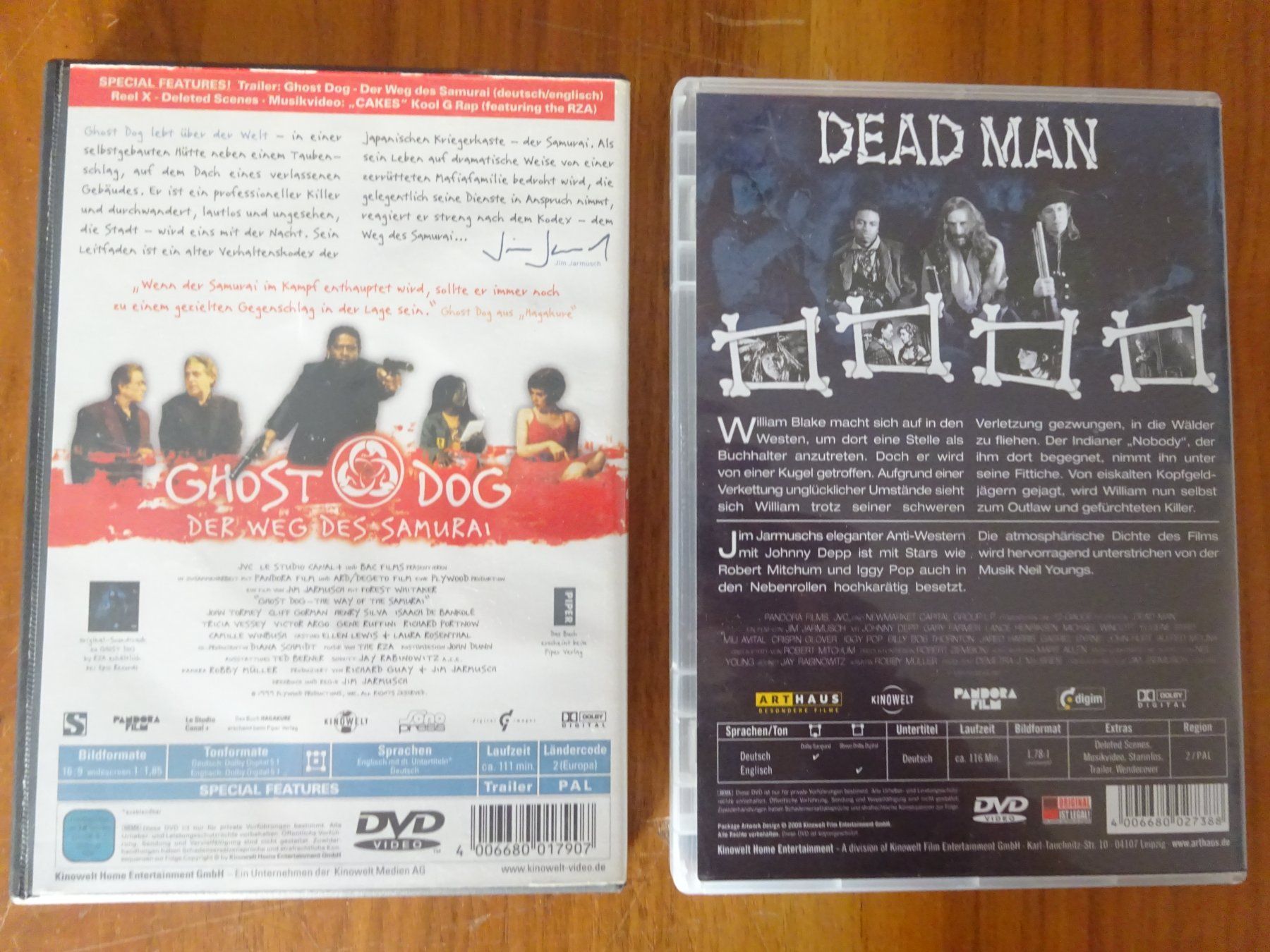 Dischi in vinile: JIM JARMUSCH ** DEAD MAN ** GHOST DOG – Usato da Luzern venduto da xrayspex99 1