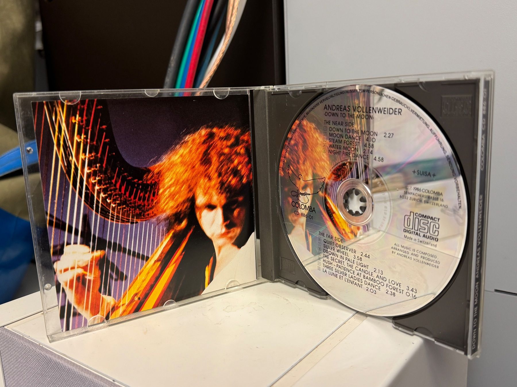 CD: Andreas Vollenweider - Down To The Moon - HA13A – Usato da Küsnacht ZH venduto da swisssales.net 2