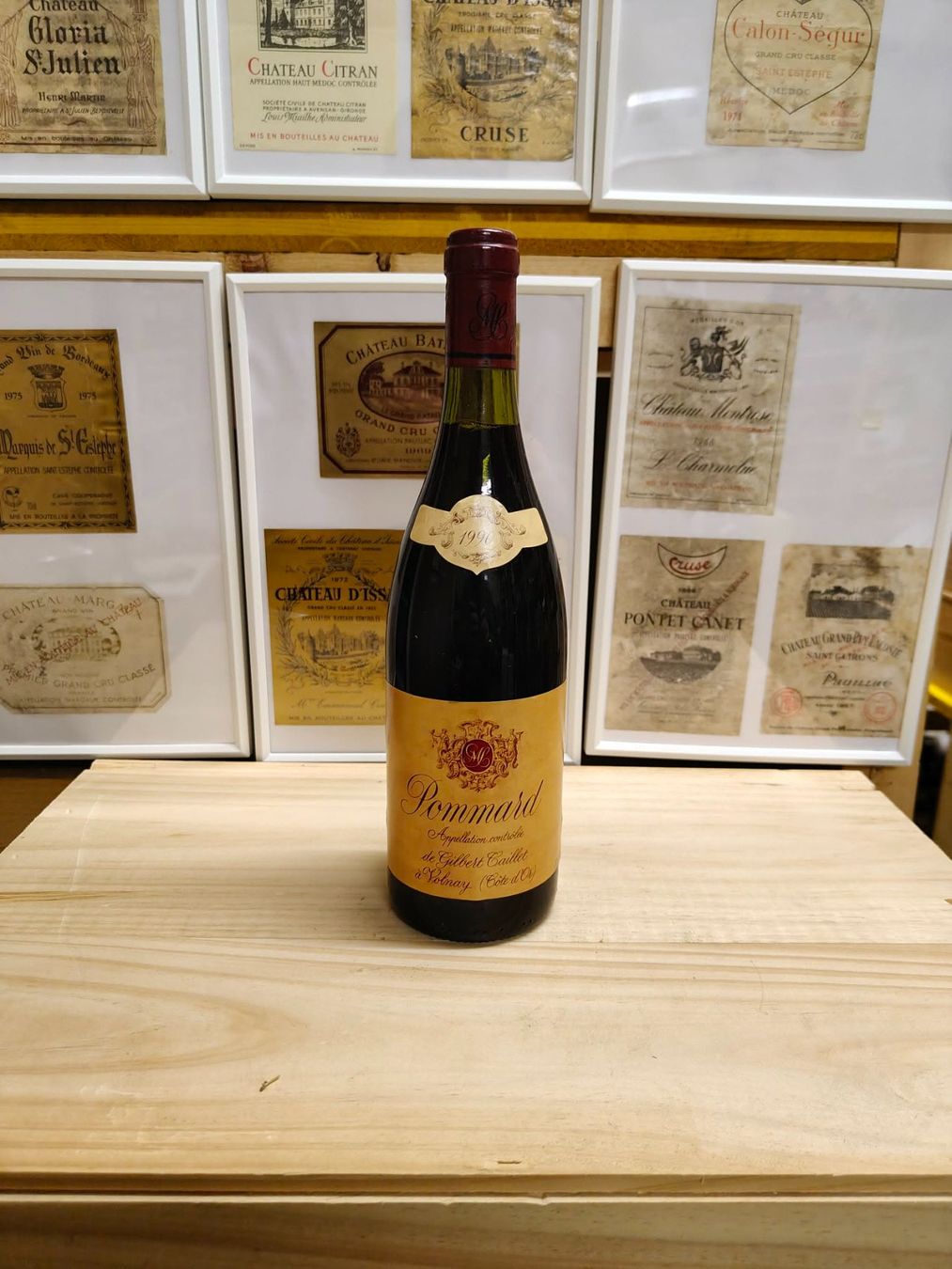 Vino: 1990 POMMARD GILBERT CAILLET – Nuovo e nell'imballaggio originale da Münchenstein venduto da weinundspirituosen