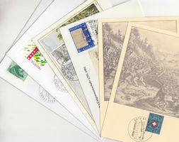 700 Jahre Eidgenossenschaft, 2 Briefe + 4 Karten