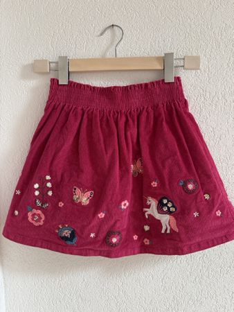 Jupe C&A rose avec licorne taille 9-10 ans