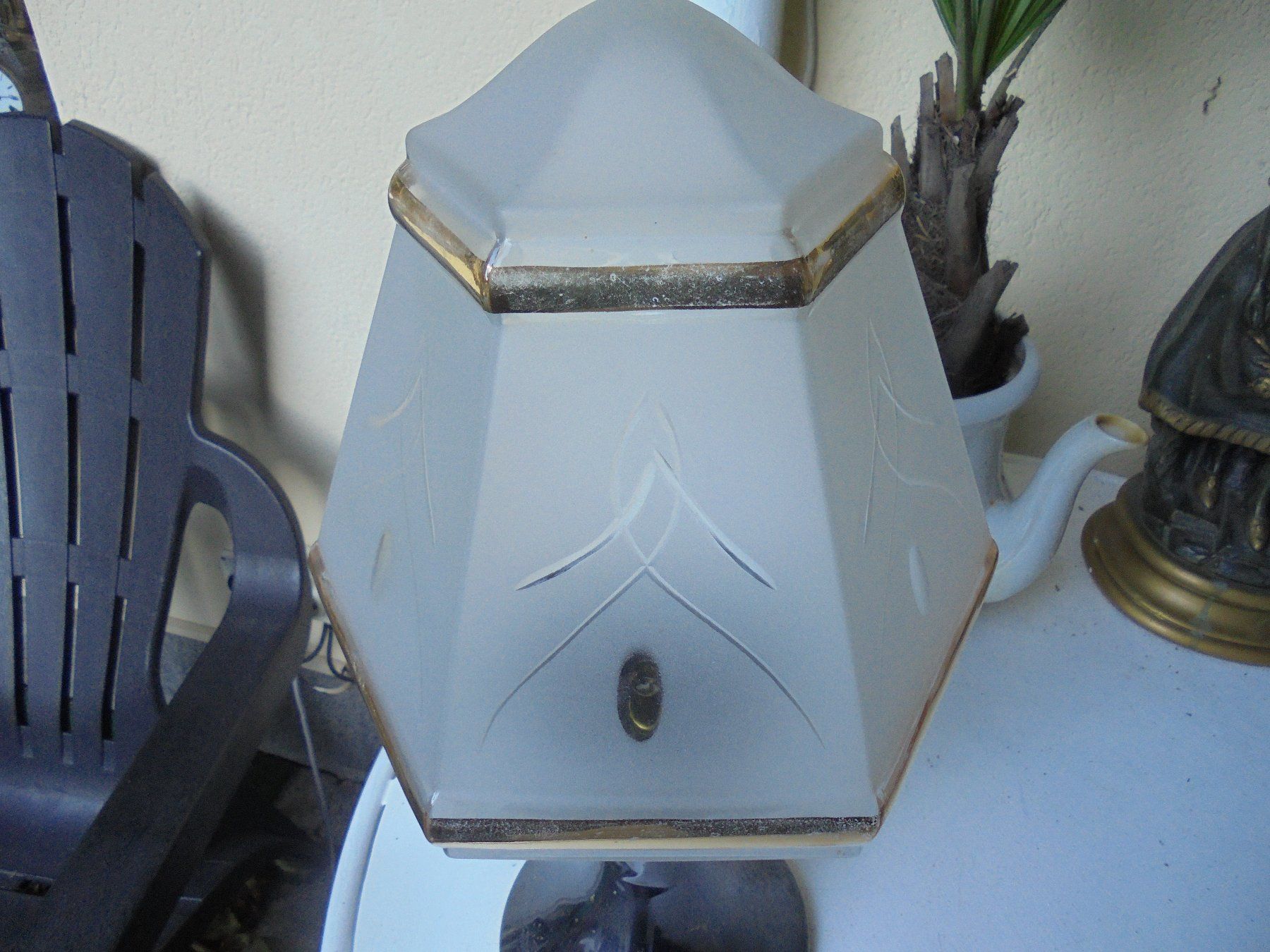 Artograph Lampade: Alte Flurlampe, ca. 1950 – Usato da Camorino venduto da Hunpete 1