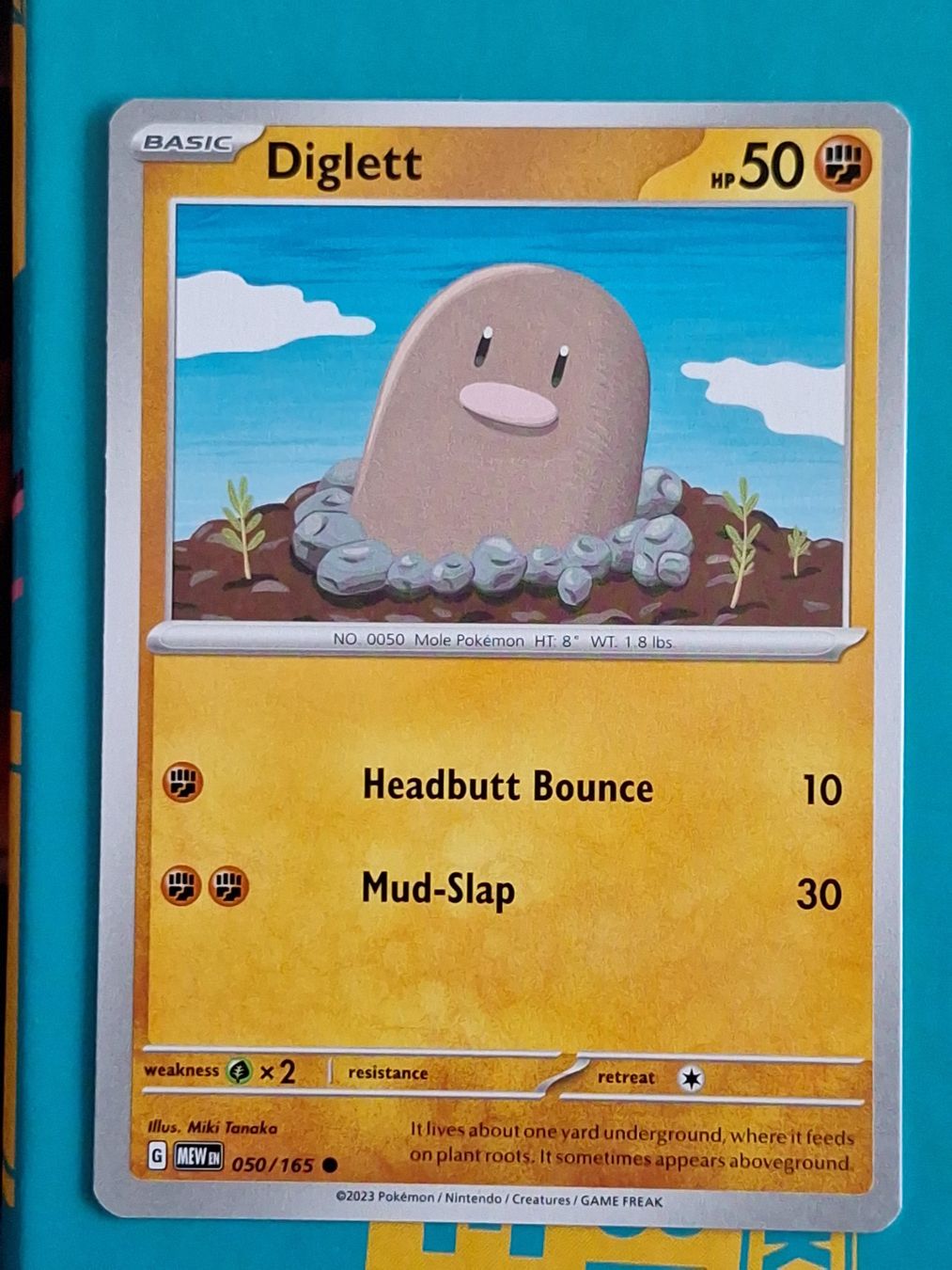 Pokémon Carte collezionabili: Diglett - Pokemon Mew 151 Englisch – Usato da Altstätten SG venduto da GGsGameshop