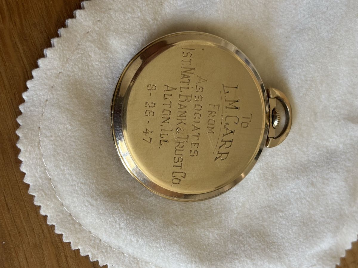 Orologi: Gruen VERI-THIN pocket watch 1920 – Usato da Buttes venduto da ButtA15 7