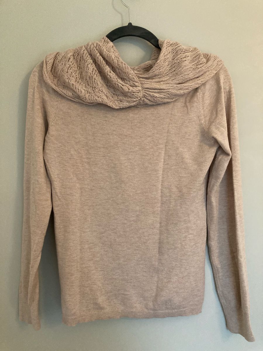 Maglioni & Felpe: Kaschmir Pullover mit Wasserfallkragen, Gr. S – Usato da Schlieren venduto da cotopaxi06 1