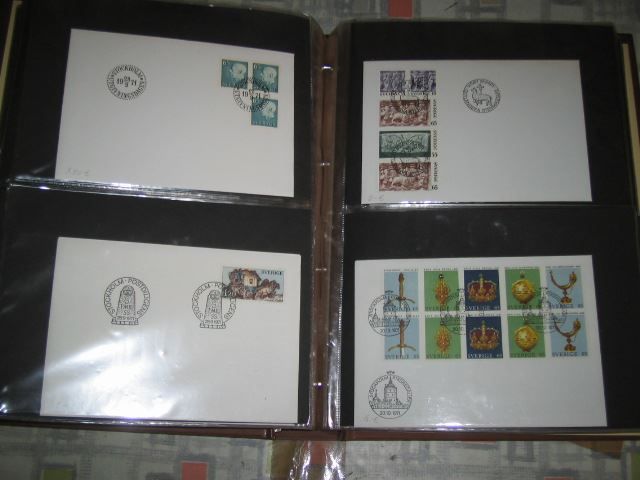 Tutti i francobolli: SCHWEDEN FDC Sammlung aus 1967 - 73 – Usato da Winterthur venduto da Kyoung 5