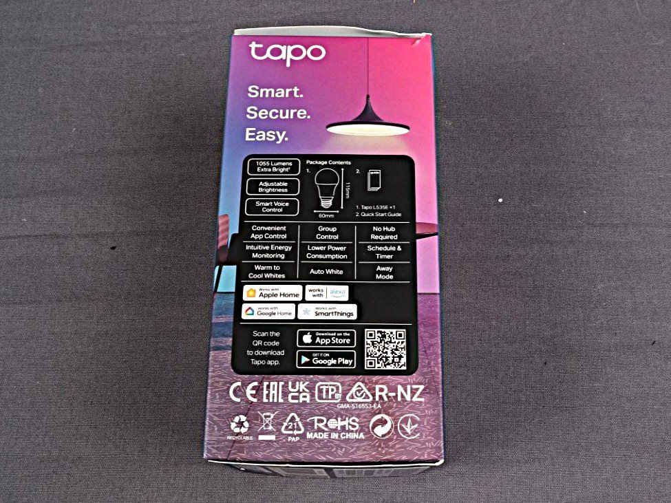 Lampade: TAPO Smart Wi-Fi Bulb Multicolor – Nuovo (secondo la descrizione) da Steinen venduto da Restwert_Steinen 4