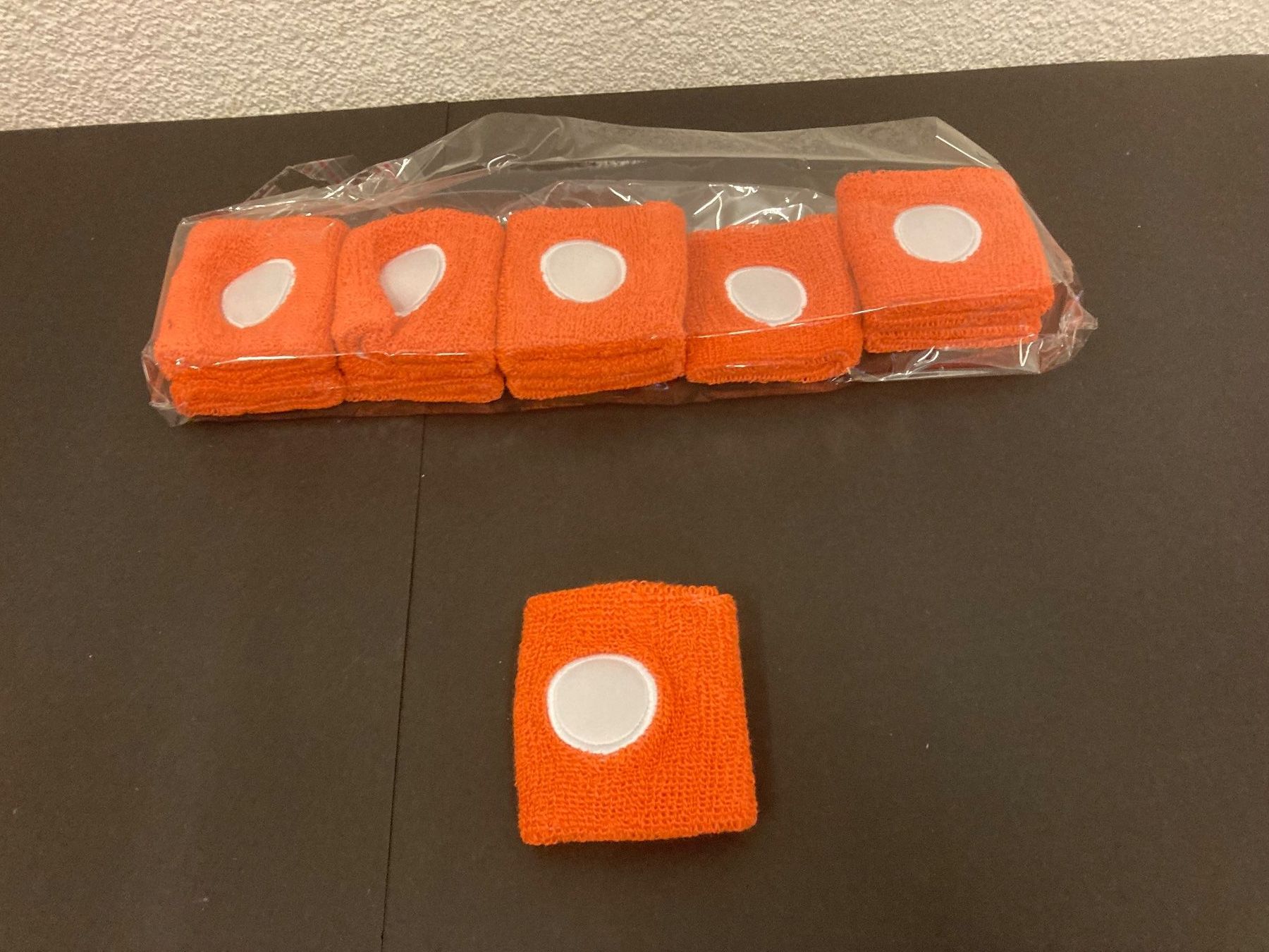 Zubehör: Schweiss-Armbänder orange, 10 Stück – Neu und originalverpackt aus Neuenhof von jorogo